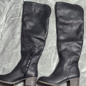 SO Charcoal Over the Knee Boots